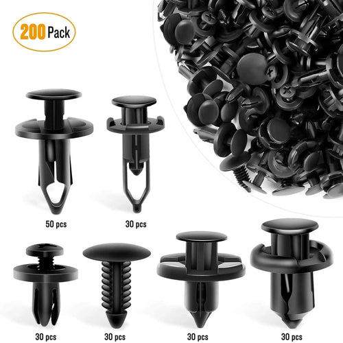 Nilight 200 Pcs Car Push Retainer Clips Kits For GM Ford Chrysler