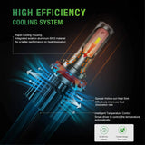 Nilight H11/H8/H9 LED Headlight Bulbs, 500% Brighter H11 LED Headlights Conversion Kit 6000K Cool White IP67, Pack of 2, view 6
