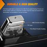 Nilight LED License Plate Light Chrome Housing, view 3