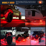 Nilight Red LED Rock Lights (4 Pcs), view 2