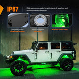 Nilight Green LED Rock Lights (6 Pcs), view 6