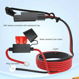 Nilight Motorcycle USB Charger SAE to USB Adapter, view 4