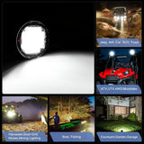 Nilight 2 Pcs 9-Inch Round 96W Spot LED Work Light (Black), view 4