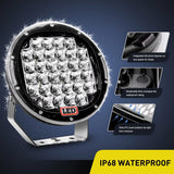 Nilight 2 Pcs 9-Inch Round 96W Spot LED Work Light (Black), view 6