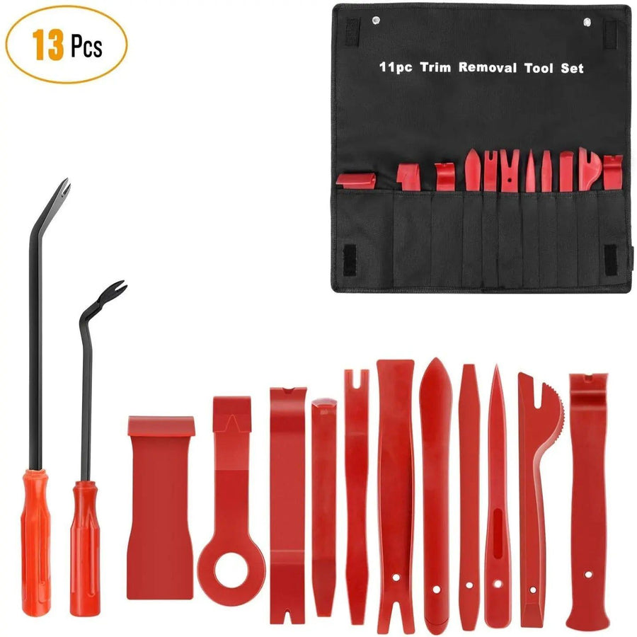 Nilight 13 Pcs Trim Removal Tool Set Red
