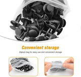 Nilight 40 Pcs Head 21.4mm Hole 8.6mm Car Push Retainer Clips Kits Door Clip Panel Audio Video Dashboard Dismantle, view 4