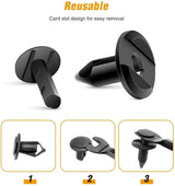Nilight 40 Pcs Head 21.4mm Hole 8.6mm Car Push Retainer Clips Kits Door Clip Panel Audio Video Dashboard Dismantle, view 6