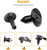 Nilight 100 Pcs Hole 8.6mm Car Push Retainer Clips Kits For GM Ford, view 5