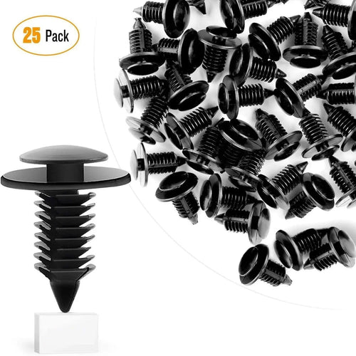 Nilight 25 Pcs Head 18.5mm Hole 9mm Car Push Retainer Clips Kits For Ford Dodge