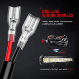Nilight 14AWG Wiring Harness Kit - 1 Lead Heavy Duty 12V On-Off Switch Power 40 Amp Relay Blade Fuse for Off Road LED Work Light Bar, view 2