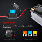 Nilight 14AWG Wiring Harness Kit - 1 Lead Heavy Duty 12V On-Off Switch Power 40 Amp Relay Blade Fuse for Off Road LED Work Light Bar, view 5