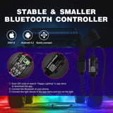 Nilight LED RGB Rock Lights Bluetooth Underglow Multicolor Neon (8 Pods), view 3