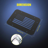 Nilight Spare Tire Carrier Delete Filler Plate For 2007 2008 2009 2010 2011 2012 2013 2014 2015 2016 2017 Wrangler JK & Unlimited, view 2