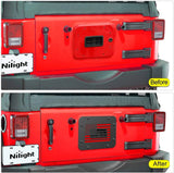 Nilight Spare Tire Carrier Delete Filler Plate For 2007 2008 2009 2010 2011 2012 2013 2014 2015 2016 2017 Wrangler JK & Unlimited, view 4
