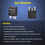 Nilight 5Pack 5Pin SPST Electrical Relays, view 4