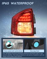 Nilight Taillight Assembly Compatible with 2011 2012 2013 Jeep Compass Tail Light OE Style Rear Lamp Replacement Driver Side w/Bulbs, view 5