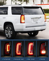 Nilight Taillight Assembly Compatible with 2015 2016 2017 2018 2019 2020 GMC Yukon and Yukon XL 2015-2018 submodel Denali SLE SLT LED Type Tail Lights Rear Lamp Replacement Driver and Passenger Side, view 3