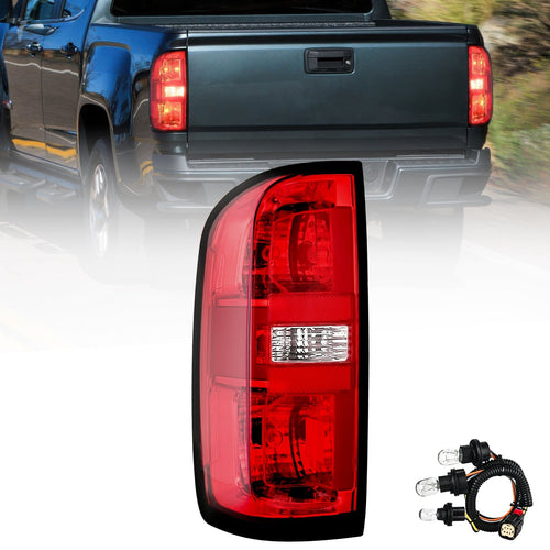 Nilight 2015 2016 2017 2018 2019 2020 2021 2022 Chevy Colorado Rear Lamp Replacement Taillight Assembly OE Style Driver Side w/Bulbs
