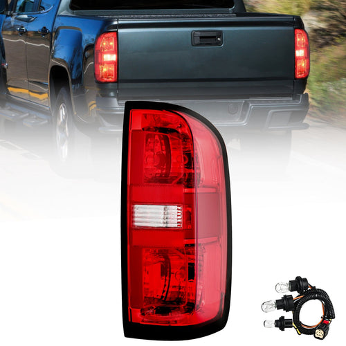Nilight 2015 2016 2017 2018 2019 2020 2021 2022 Chevy Colorado Rear Lamp Replacement Taillight Assembly OE Style Passenger Side w/Bulbs