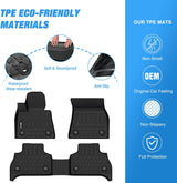 Nilight TPE Floor Mats for BMW X5 G05 (5 Seaters Only) 2019 2020 2021 2022 2023 2024 2025 2026, All Weather Custom Fit Heavy Duty Floor Liners, view 3