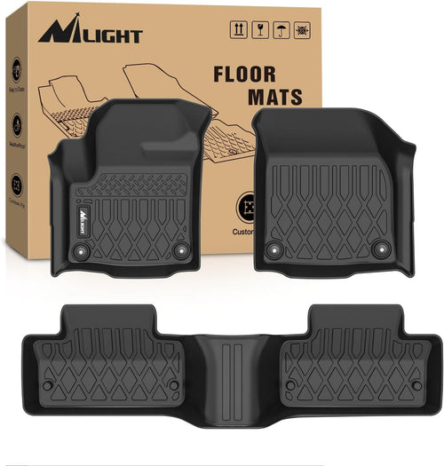 Nilight TPE Floor Mats for Land Rover Range Rover Evoque 5 Door and Coupe 2011 2012 2013 2014 2015 2016 2017 2018 2019, All Weather Custom Fit Heavy Duty Floor Liners
