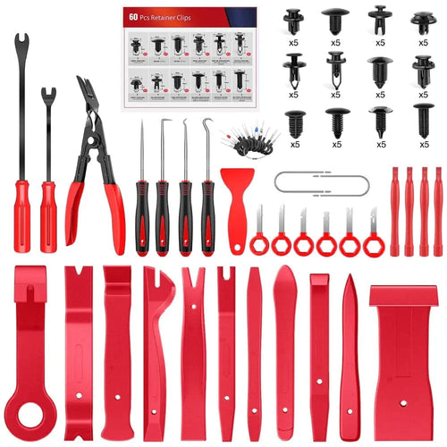 Nilight 102 Pcs Trim Removal Tool Kit Red