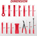 Nilight 102 Pcs Trim Removal Tool Kit Red, view 2