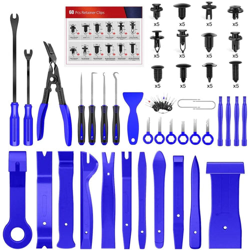 Nilight 102 Pcs Trim Removal Tool Kit Blue