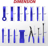 Nilight 102 Pcs Trim Removal Tool Kit Blue, view 2
