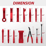 Nilight 88 Pcs Trim Removal Tool Kit Red, view 2
