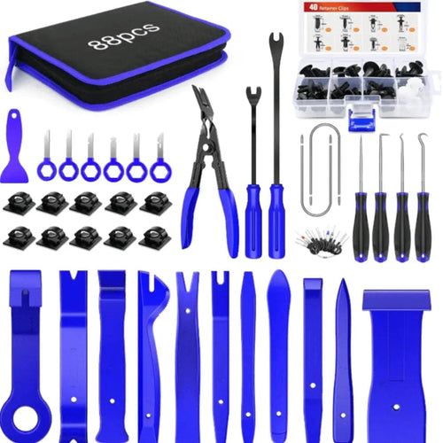 Nilight 88 Pcs Trim Removal Tool Kit Blue