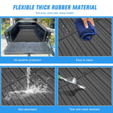 Nilight Truck Bed Mat for Tesla Sybertruck 2023 2024 2025 6FT, 3D Anti-Slip, Thick and Durable, All Weather Custom Fit TPE Trunk Bed Liner, view 5
