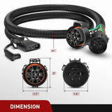 Nilight USCAR 7 Pin to 4 Pin Trailer Harness, view 5