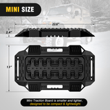 Nilight Off-Road Mini Short Recovery Traction Boards For 4WD 4X4 (2PCS Black), view 2