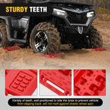 Nilight Off-Road Mini Short Recovery Traction Boards For 4WD 4X4 (2PCS Red), view 4