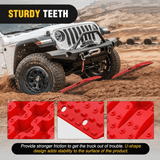 Nilight Off-Road Recovery Traction Boards For 4WD 4X4 with 2PCS Mounting kit Zipper Bag 2 leashes (Red), view 5
