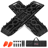 Nilight Off-Road Recovery Traction Boards For 4WD 4X4 with Jack Lift & Carry Bag (Black), view 2