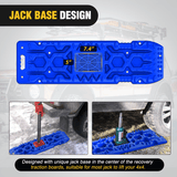Nilight Off-Road Recovery Traction Boards For 4WD 4X4 with Jack Lift & Carry Bag (Blue), view 4