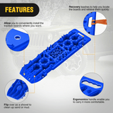 Nilight Off-Road Recovery Traction Boards For 4WD 4X4 with Jack Lift & Carry Bag (Blue), view 6
