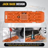 Nilight Off-Road Recovery Traction Boards For 4WD 4X4 with Jack Lift & Carry Bag (Orange), view 4