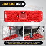 Nilight Off-Road Recovery Traction Boards For 4WD 4X4 with Jack Lift & Carry Bag (Red), view 4