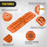 Nilight Off Road Traction Boards 4x4 Truck Jeep Recovery Tracks Mats Gear | Heavy Duty Tire Recovery Boards Mounting Kit With Round and Square Jack Lift Base for Truck Jeep SUV Mud Sand Dunes Snow, view 3