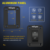 Nilight ON-Off Switch Panel 12V 20A 4 PIN DPST Toggle Switch, view 4