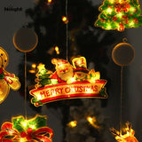 Nilight Outdoor lighted Christmas-themed ornaments, view 3