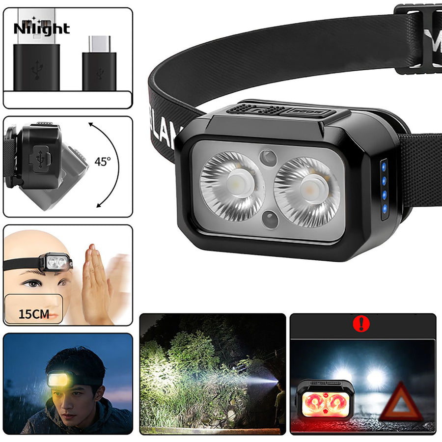 Nilight Outdoor portable lighting products, namely, headlamps