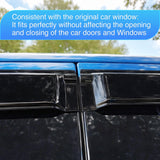 Nilight Outside-Mount Window Rain Guards for Honda Pilot 2016-2022, 4PCS | Tape on Window Visors Helps Vent Fresh Air in Rainy Weather, Honda Pilot 2016 2017 2018 2019 2020 2021 2022, Smoke Tinted, view 4