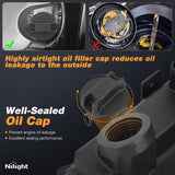 Nilight Pair Engine Valve Cover for Nissan Frontier 2005-2019, NV1500 NV2500 NV3500 2012 2013 2014 2015 2016 2017 2018 2019, Pathfinder 2005 2006 2007 2008 2009 2010 2011 2012, Xterra 2005-2015, view 6