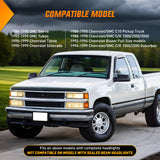 Nilight Parking Turn Signal Light Compatible with 1988 1989 1990 1991 1992 1993 1994 1995 1996 1997 1998 Chevy GMC C10 C/K 1988-1999 Silverado Suburban Sierra Blazer Tahoe Yukon Front Bumper Lights, view 5
