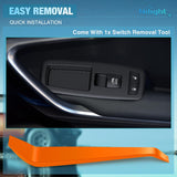 Nilight Passenger Side Power Window Switch for 2014-2016 Chrysler/Dodge/Ram | for 2014 2015 2016 Chrysler Town & Country Dodge Grand Caravan 2013-2018 Ram 1500 2014-2022 Ram 2500 3500 68110865AA, view 4