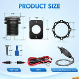 Nilight PD Type C | QC 3.0 USB Charger Voltmeter, view 5